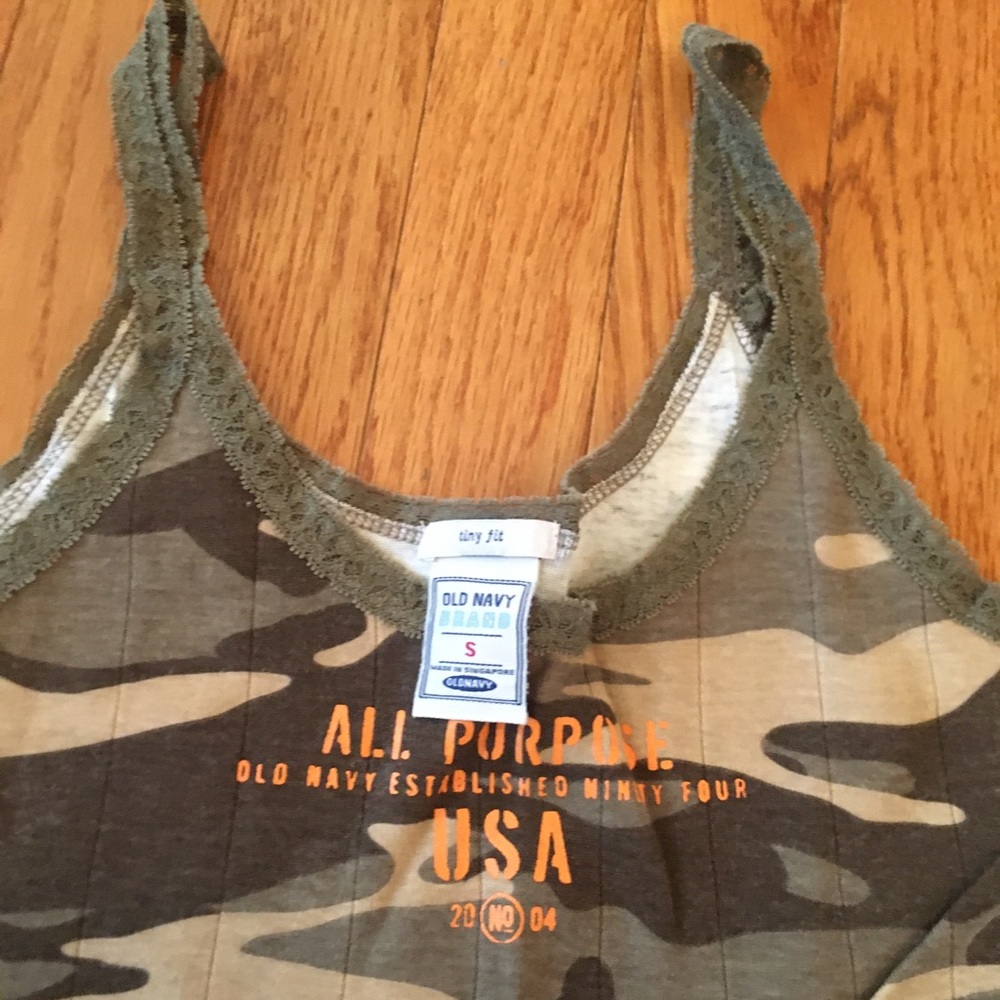 NWOT Old Navy cami Army camouflage